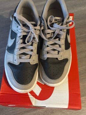 Nike Low-Top Sneakers in Gray and Black